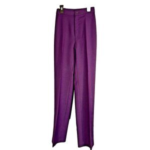 Vintage Levi's High Waist Pants 25x28 Trousers Straight Leg Poly Purple 70s 80s